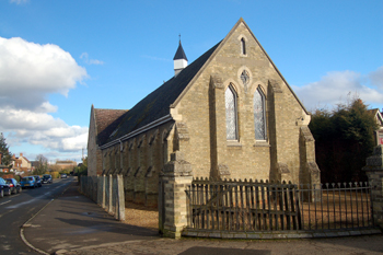 The Methodist chapel from Station Road February 2010